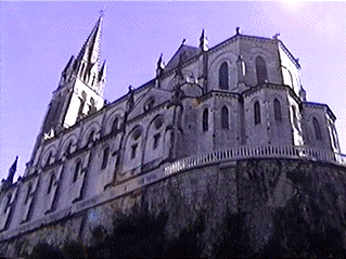 View of Basilica from Grotto