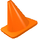Cone Leaning Left