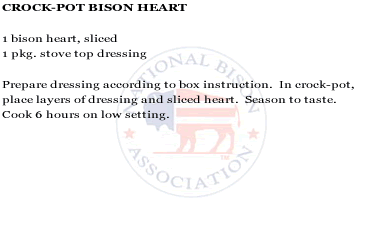 Crock-Pot Bison Heart