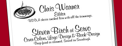 Chris Warner, Editor & Steven Birch, Book Design