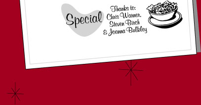 Special thanks: Chris, Steven, Joanna Buckley