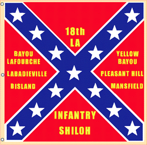 IMAGE of 18th Louisiana Battle Flag