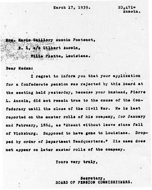 IMAGE of Board Rejection Letter