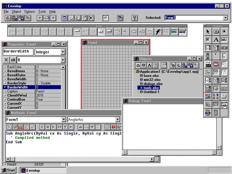 .     all views turned on     .