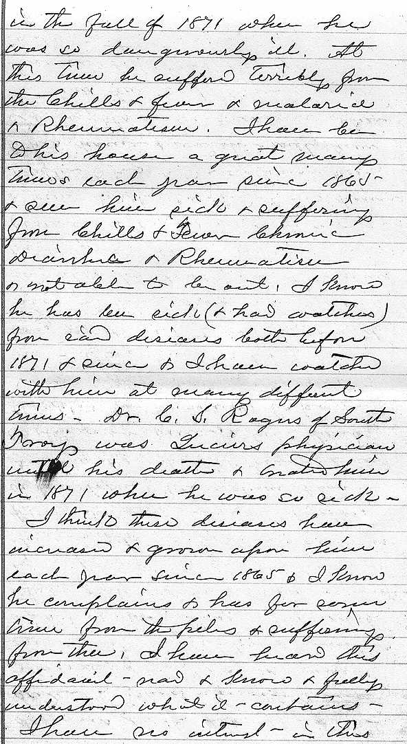 Deposition of Lyman H. Hadlock, Page 3 of 4.