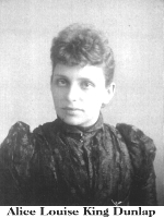 Alice Louise King Dunlap Family