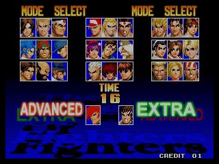 The King Of Fighters 97 - Character List