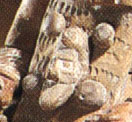 Maya figurine closeup