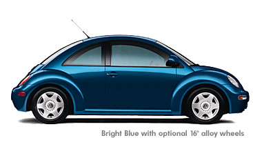 bright blue Beetle