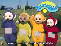 Tubbies waving