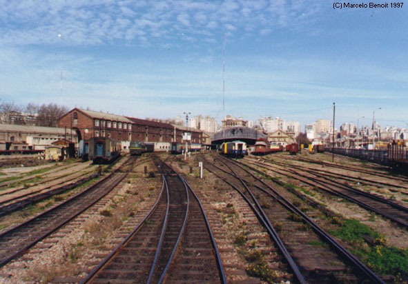 Yard of Central Station in August, 1997