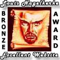 Louis Nagelkerke's BRONZE AWARD for Excellent Websites
