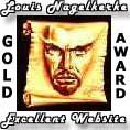 Louis Nagelkerke's GOLD AWARD for Excellent Websites