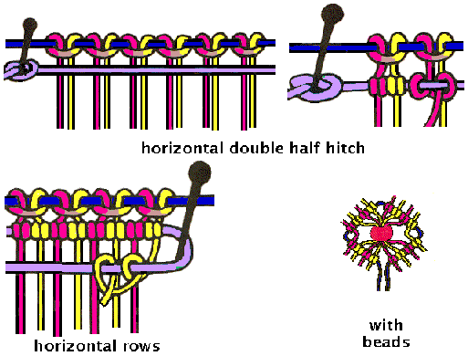 double hitch knots