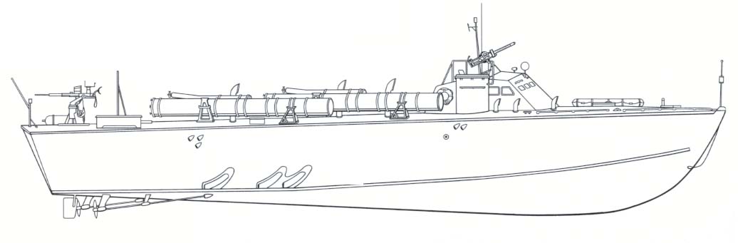 Торпедный катер рт 109 чертежи