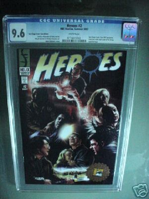Heroes TV Show Promo Comic CGC Graded Copies!