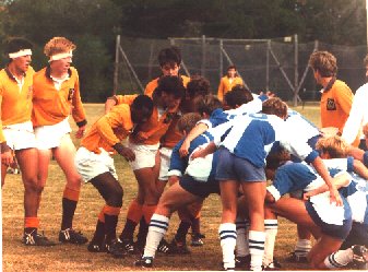 On the rugby field