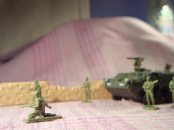 Airfix Nato troops with Stryker