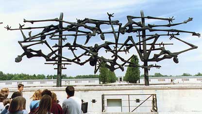 Sculpture atop Dachau Museum