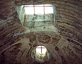 Ceiling in Pompeii Bath