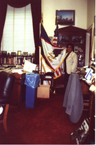 mom at congressman EF's office