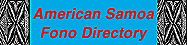 American Samoa Fono Directory