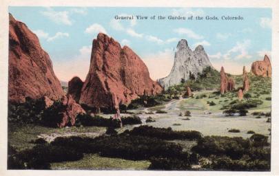 General View Garden of the Gods Colorado