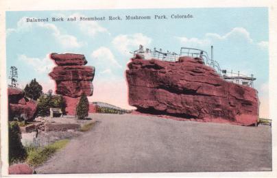 Balanced Rock & Steamboat Rock Mushroom Park