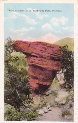 Little Balanced Rock Mushroom Park Colorado
