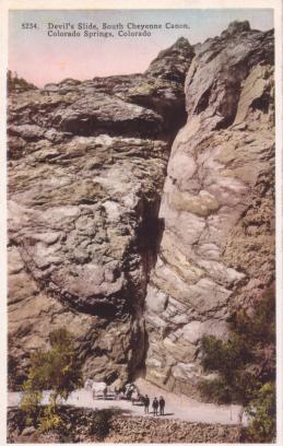 Devil's Slide South Cheyenne Canyon Colorado 