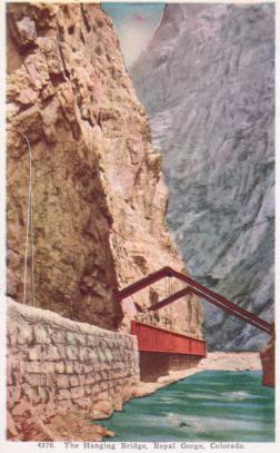 The Hanging Bridge Royal Gorge Colorado