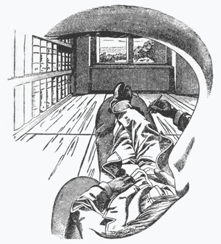  “ view from the left eye ”   (printed 1886) ”  