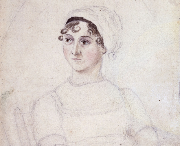 water colour of jane austin by her sister cassandra