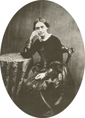  Clara Schumann, aged 38, 1857. Fotografie von Franz Hanfstaengl 