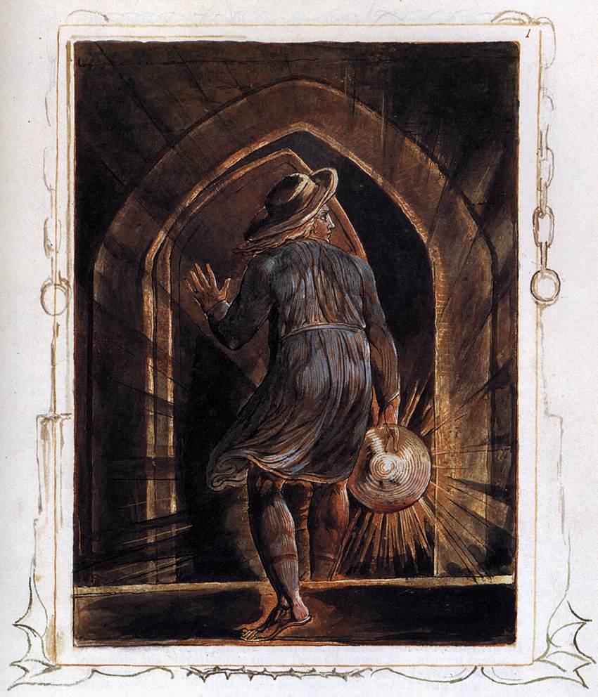  Los Entering the Grave  by William Blake 1804 - 20 