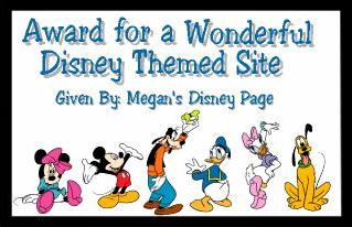 Award for a Wonderful Disney Themed Page