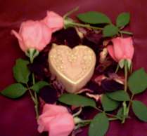 Rose Soap made with organic rose petals