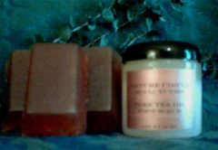 tea tree soap and tea tree foot scrub 