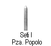 Obelisco de Seti I en Pza. Popolo (Roma)