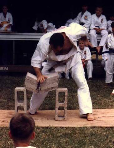 Demonstrating a Palm Heel Strike