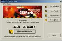 3DMARK2000 OverALL 4320