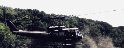The UH1H helicopter