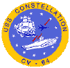 This patch is what the USS Constellation currently displays...it may or may not be the same patch used during the Vietnam War!