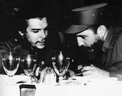 Che og Fidel lige efter befrielsen i 1959.