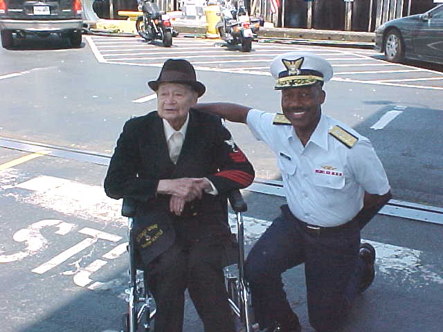 Photo of Chief Alimpolo and Admiral Brown