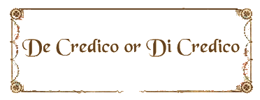 De Credico or Di Credico Surnames