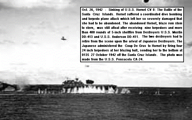 Sinking of the U.S.S. Hornet