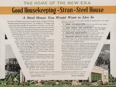 Good Housekeeping Stran-Steel House