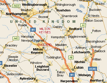 Milton Keynes area