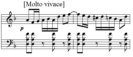 Serenade in F-Dur, 2. Satz